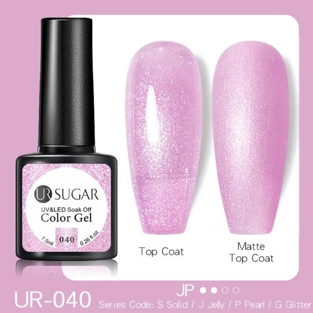 2022 New Reflective Glitter Nail Gel 8ml Permanent UV/LED Glossy Effect Popular Diamond Nail Gel Design For Womens