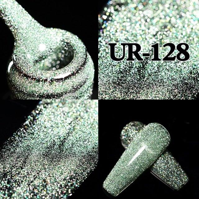 2022 New Reflective Glitter Nail Gel 8ml Permanent UV/LED Glossy Effect Popular Diamond Nail Gel Design For Womens