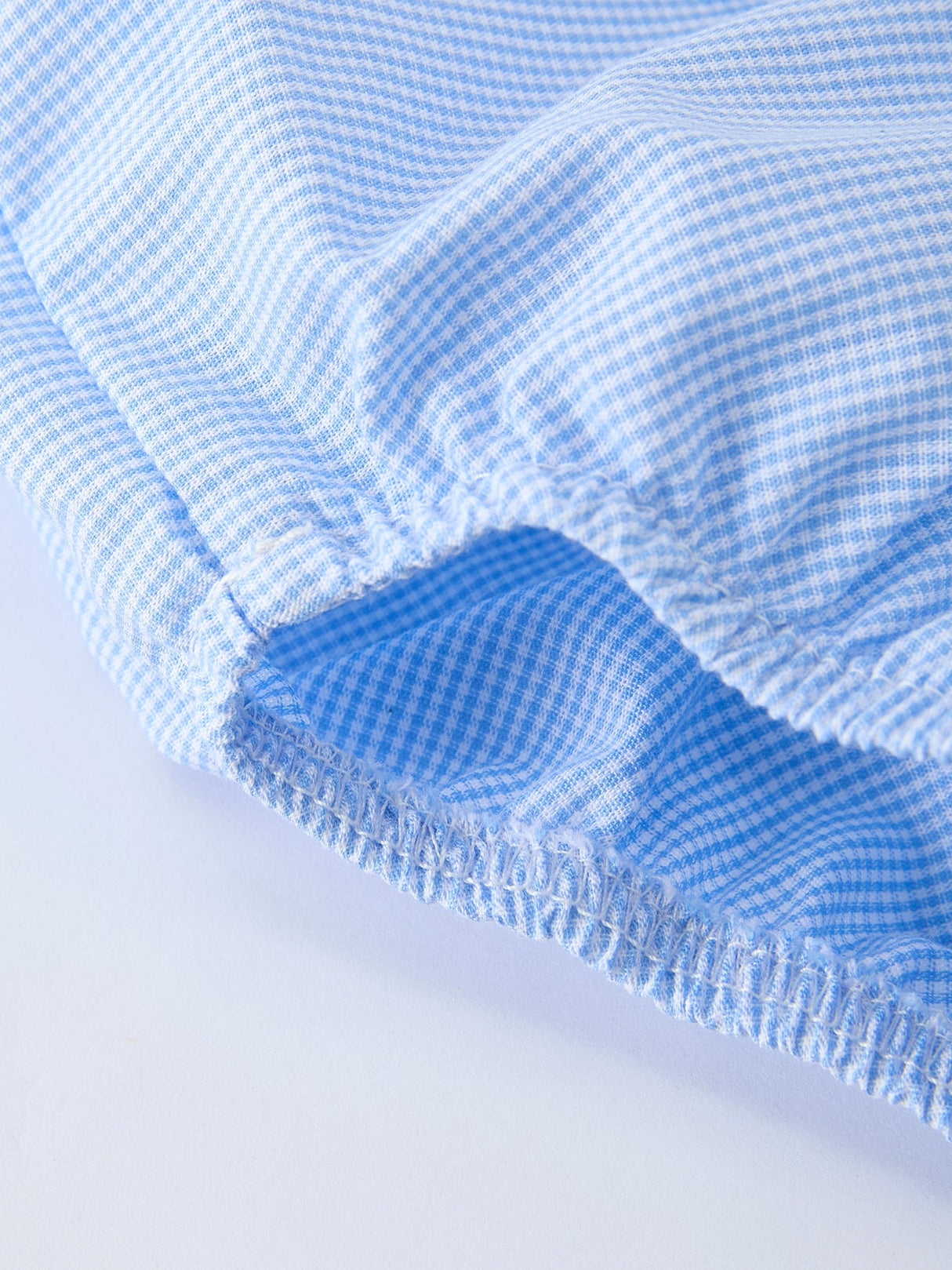 Blue Smocked Church Christ Bishop Christening Baby Boy Bloomer Set