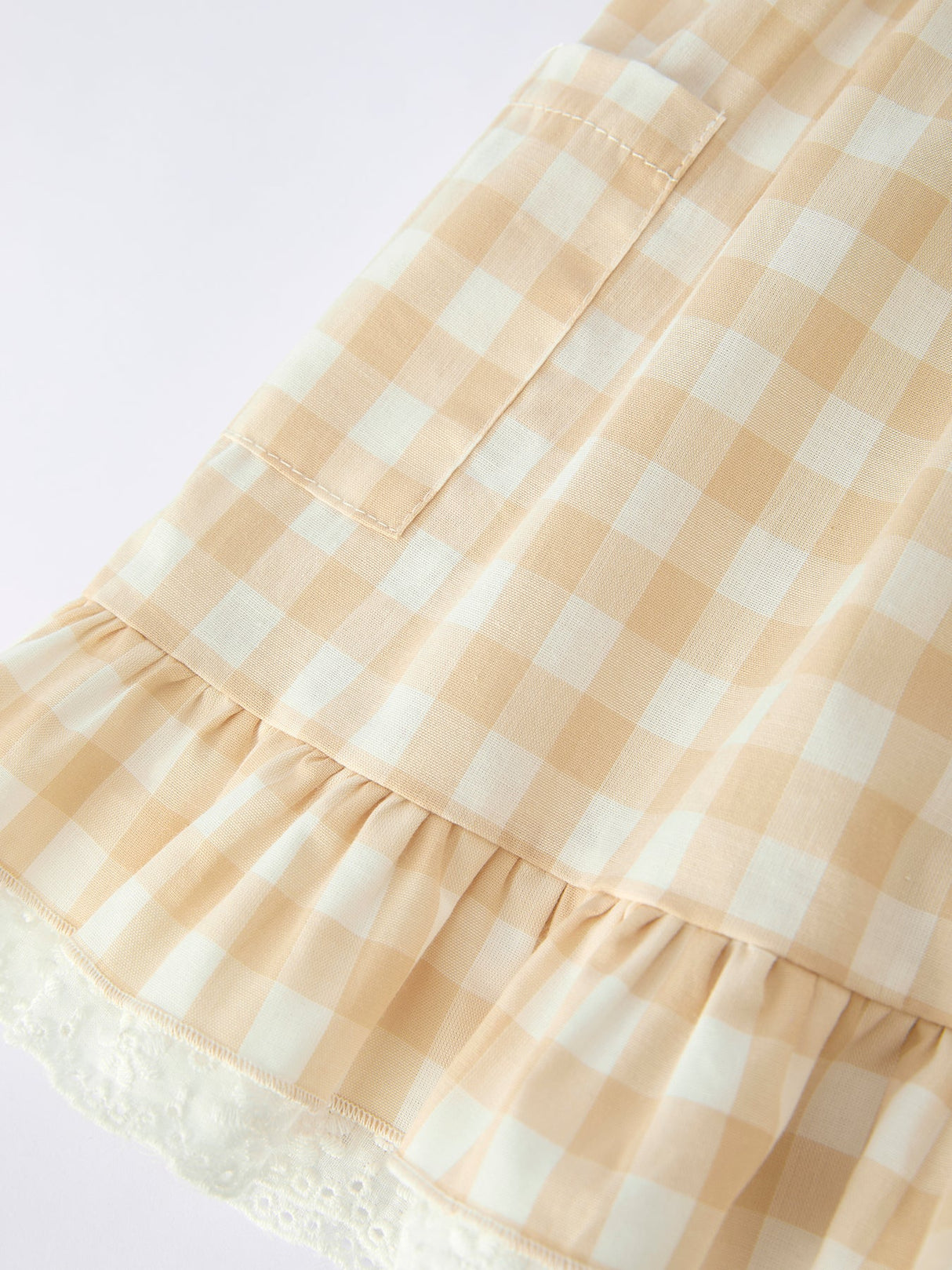 Mommy & Me Plaid Girl Dress With Pocket