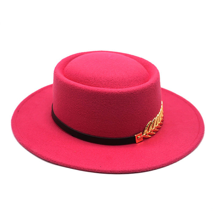 Autumn Winter Women Men Vintage Fedora Women's Foldable Short Brim Floppy Hat Gentleman Elegant Warm Hats Lady Party Luxury Caps Classic Summer Beach Sun Hat