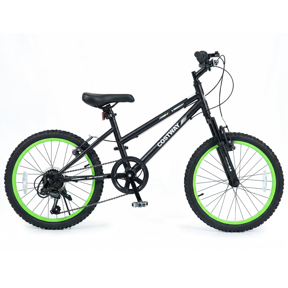 20 Inch Kids Mountain Bike with Adjustable Seat-Black