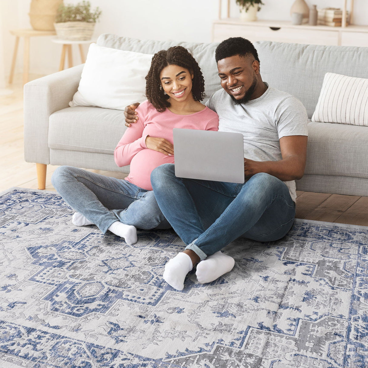 Marfi - Bordered Area Rug by Couch.com