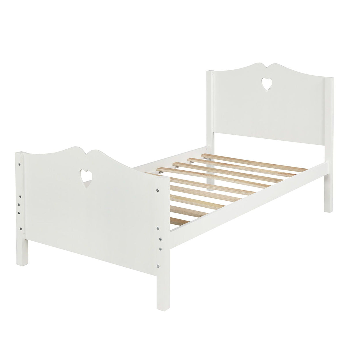 Platform Bed With Slat Support And Headboard And Footboard by Couch.com