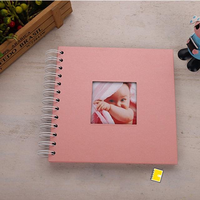 20page DIY Photo album Baby Growth Beautifully Decorated Paper Album Kids Memory Book Scrapbooking Polaroid Book Album Gifts For New Parents Baby Shower