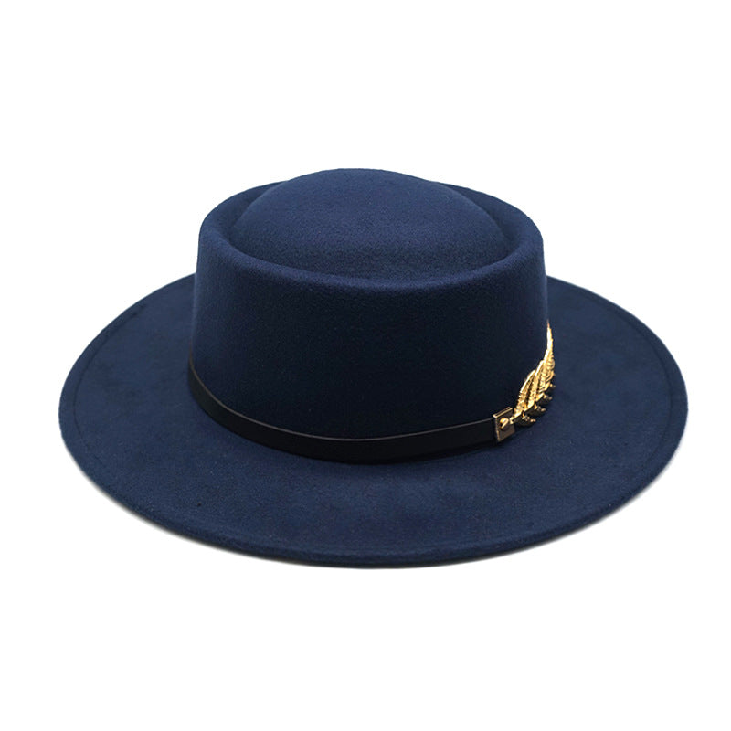 Autumn Winter Women Men Vintage Fedora Women's Foldable Short Brim Floppy Hat Gentleman Elegant Warm Hats Lady Party Luxury Caps Classic Summer Beach Sun Hat