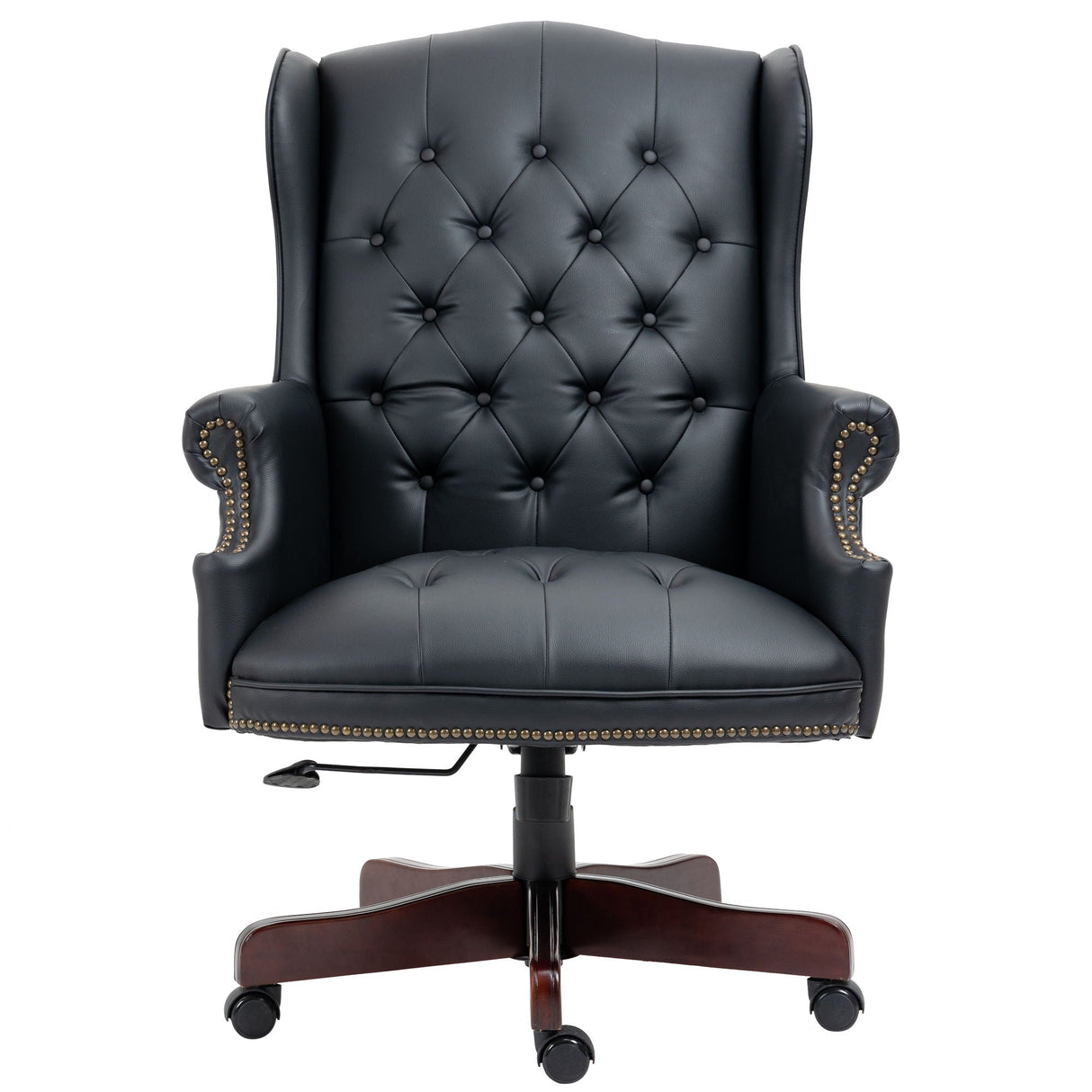 Executive Office Chair, High Back Reclining Comfortable Desk Chair With Smooth Glide Caster Wheels by Couch.com