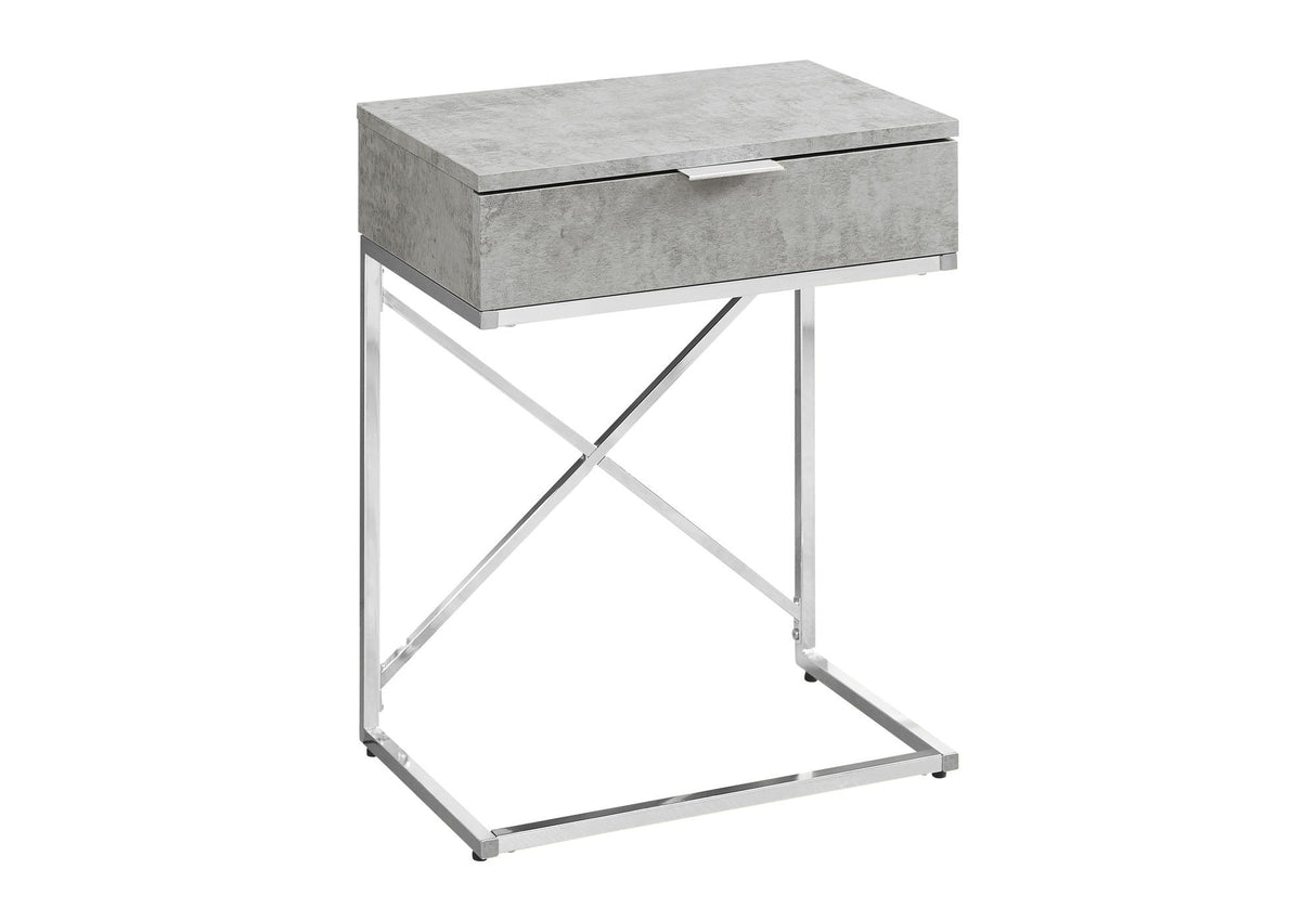 Accent Side Table, Storage Drawer, Spacious Tabletop, Contemporary & Modern by Couch.com