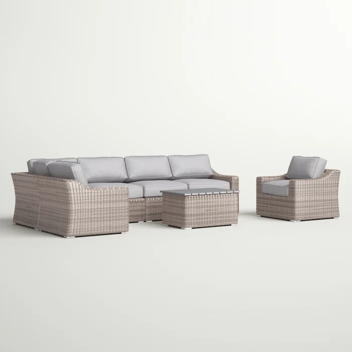 Stylish Sofa Seating Group With Cushions Perfect For Outdoor Gatherings by Couch.com