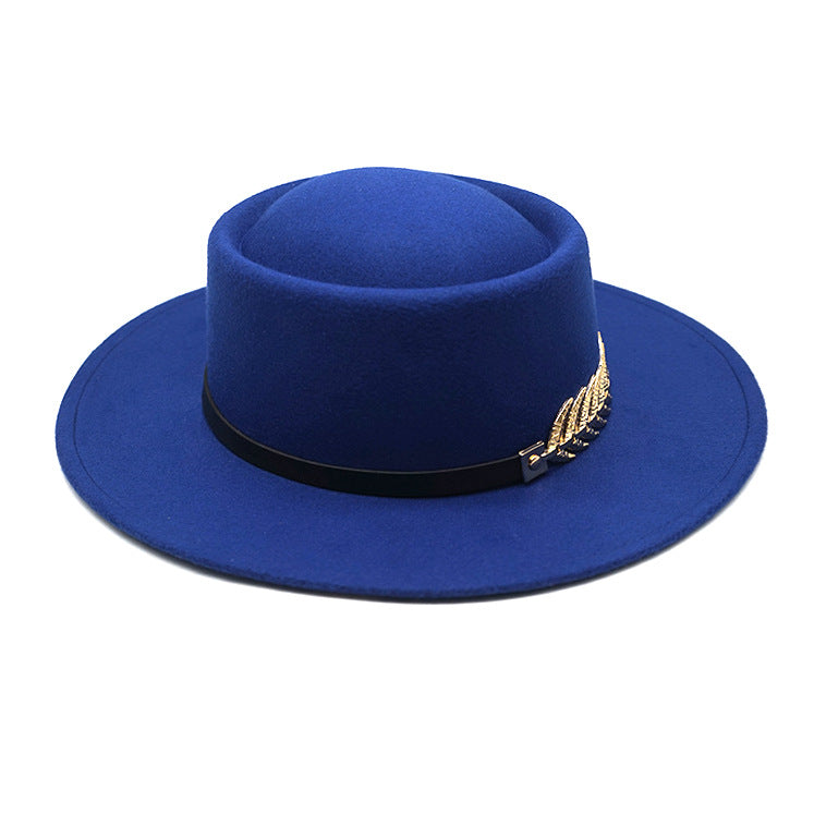 Autumn Winter Women Men Vintage Fedora Women's Foldable Short Brim Floppy Hat Gentleman Elegant Warm Hats Lady Party Luxury Caps Classic Summer Beach Sun Hat