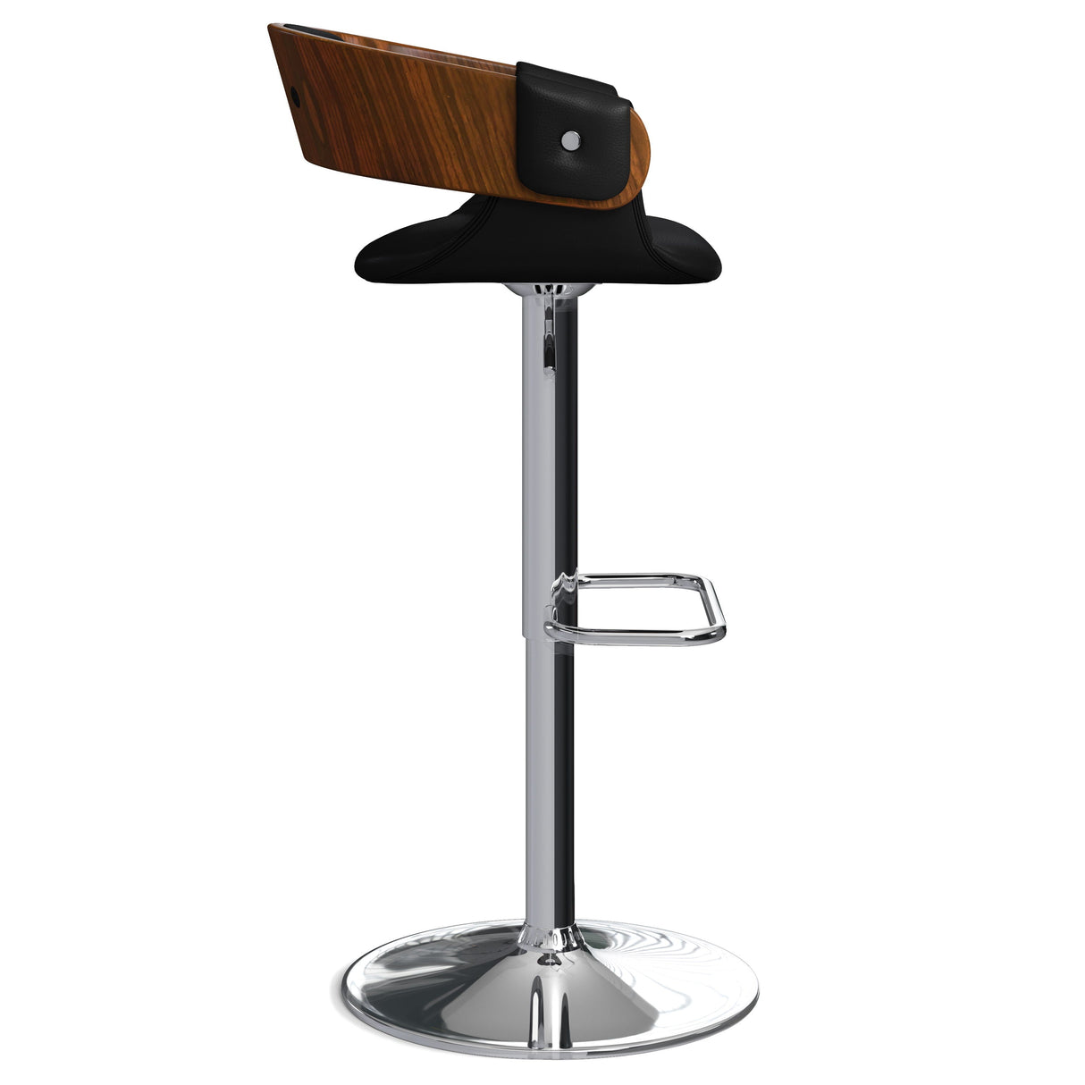Farrell - Adjustable Swivel Bar Stool - Black by Couch.com