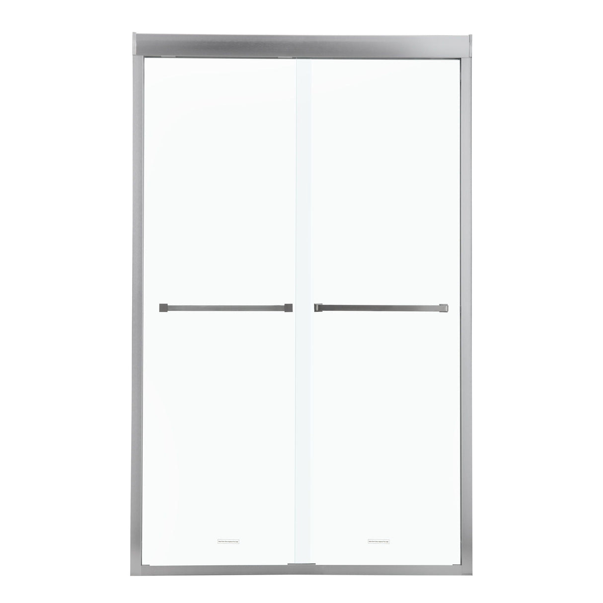 Modern Double Sliding Shower Enclosure, Tempered Glass