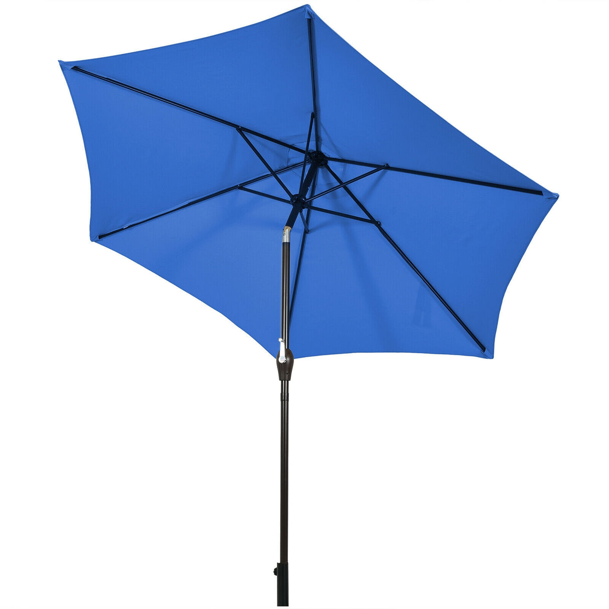 9 ft Patio Outdoor Umbrella with Crank-Orange