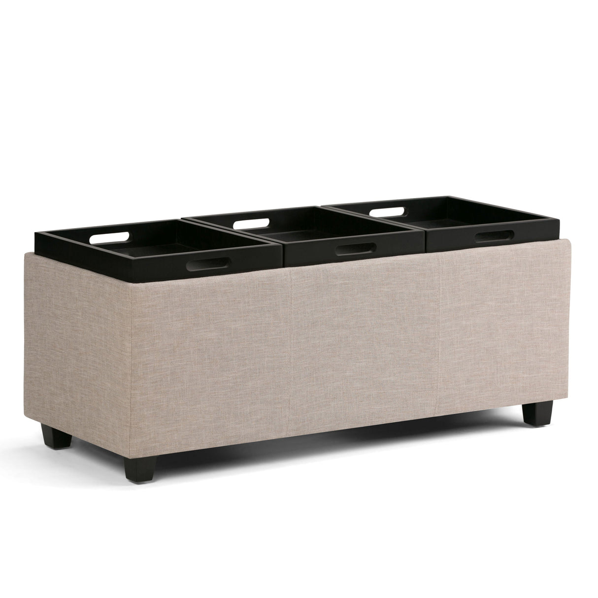 Avalon - Upholstered Storage Ottoman by Couch.com