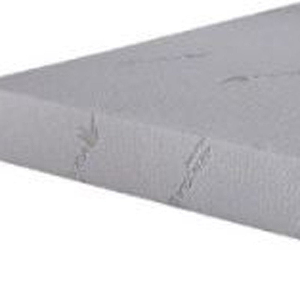 6" White Twin Aloe Vera Infused Memory Foam Mattress