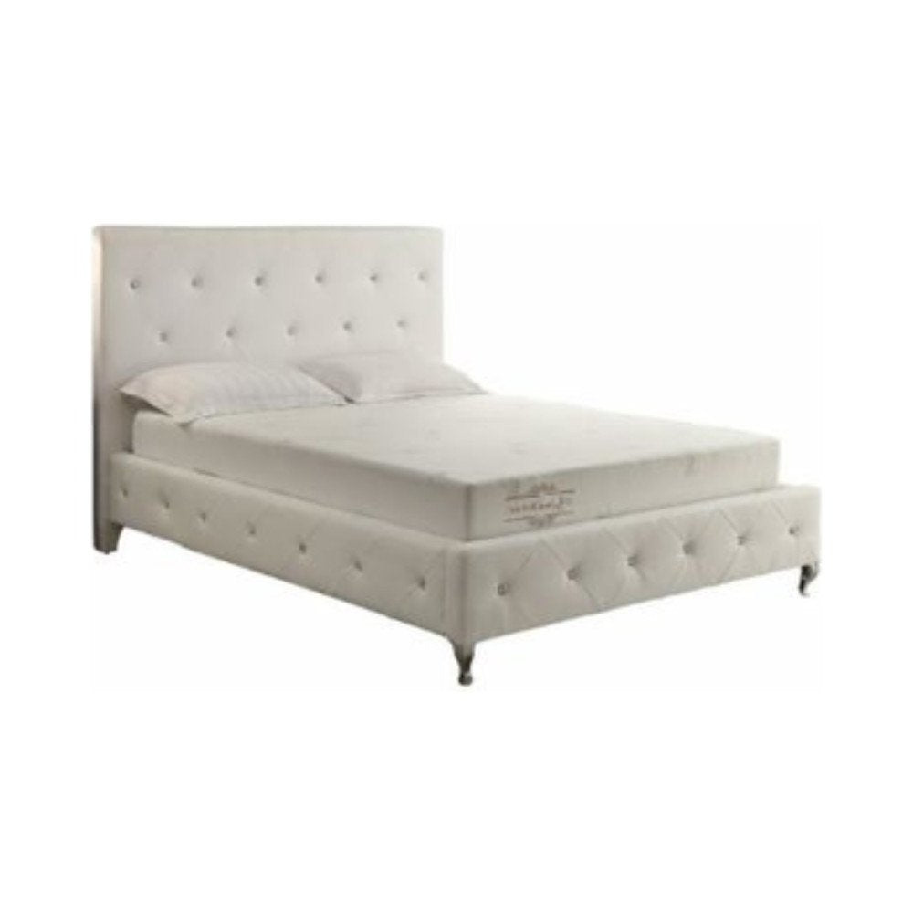 6" White Full Aloe Vera Infused Memory Foam Mattress
