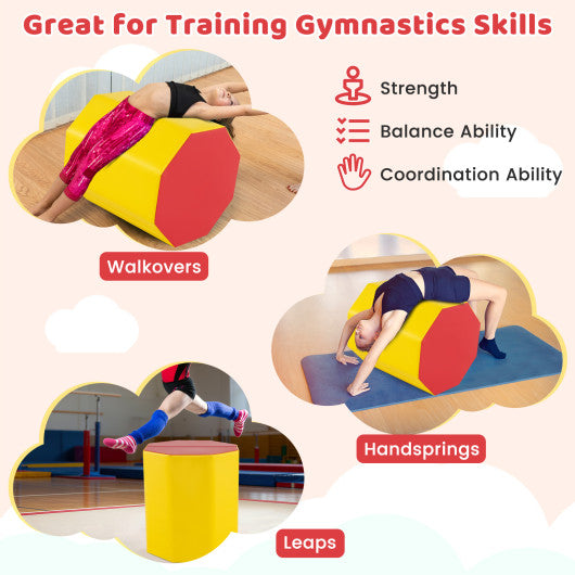 11 Pieces Patio Dining Set with 15 Feet Double-Sided Patio Umbrella Base Included-Gray