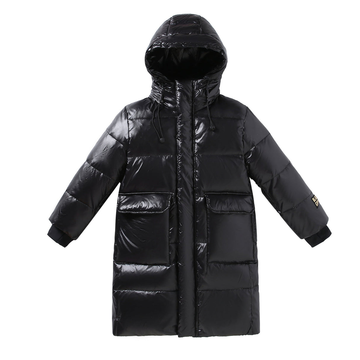 Down Jacket Boy's Long Overfashionable Knee Western Style