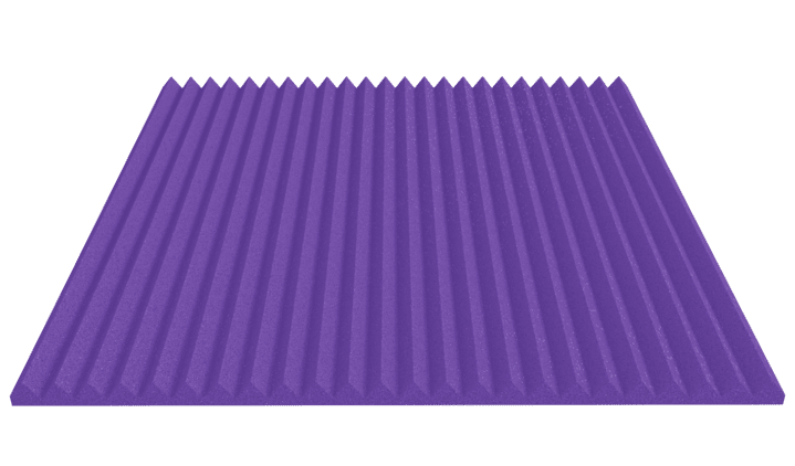 1 Inch Acoustic Foam Wedge Style Panels - 13 Color Options