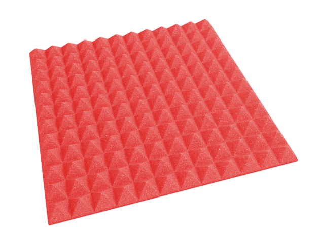 2 Inch Acoustic Foam Pyramid Style Panels - 13 Color Options