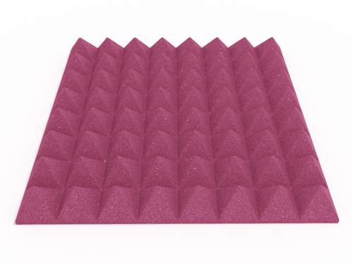 3 Inch Acoustic Foam Pyramid Style Panels - 13 Color Options