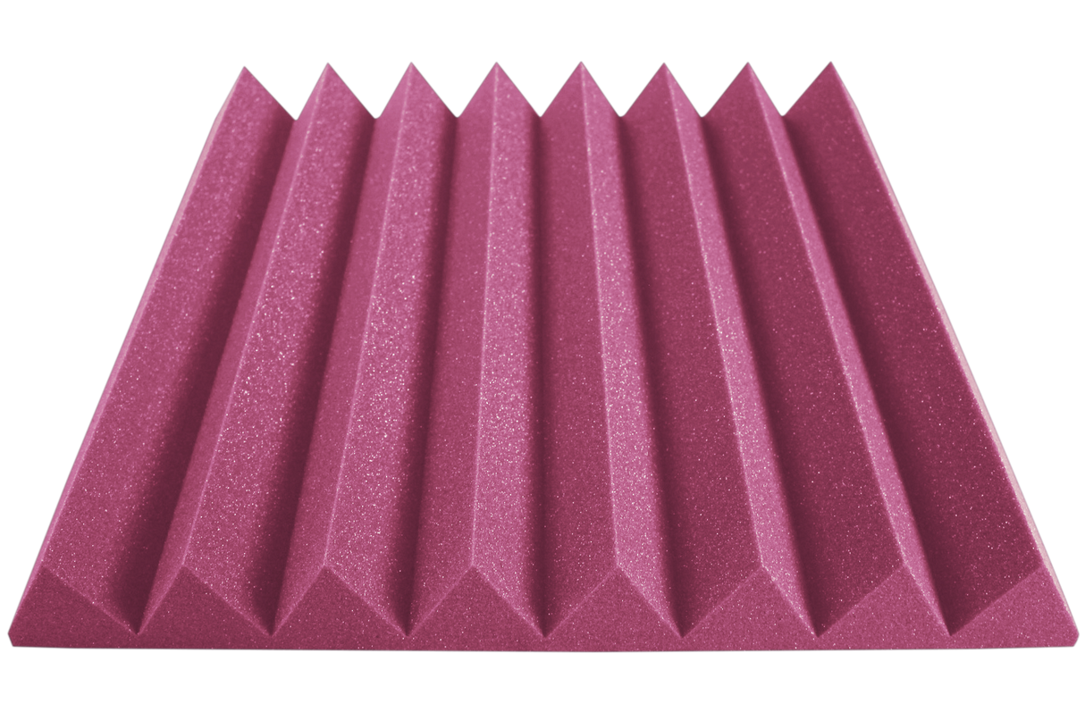 3 Inch Acoustic Foam Wedge Style Panels - 13 Color Options