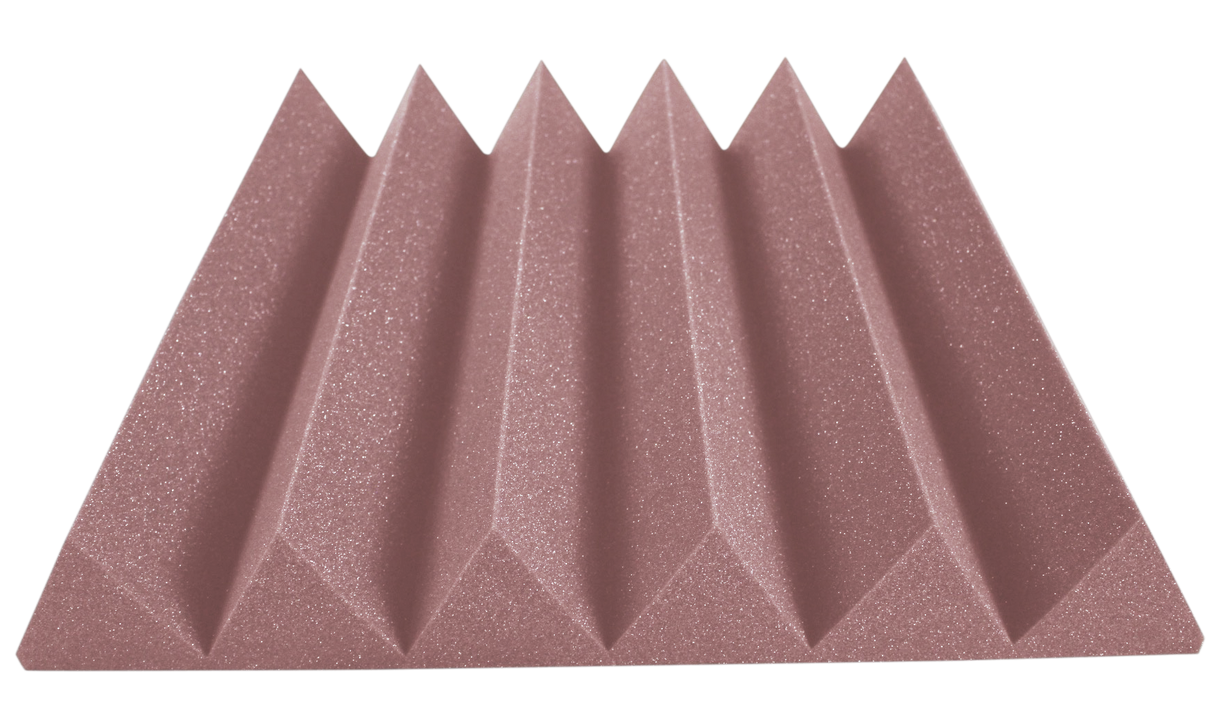 4 Inch Acoustic Foam Wedge Style Panels - 13 Color Options