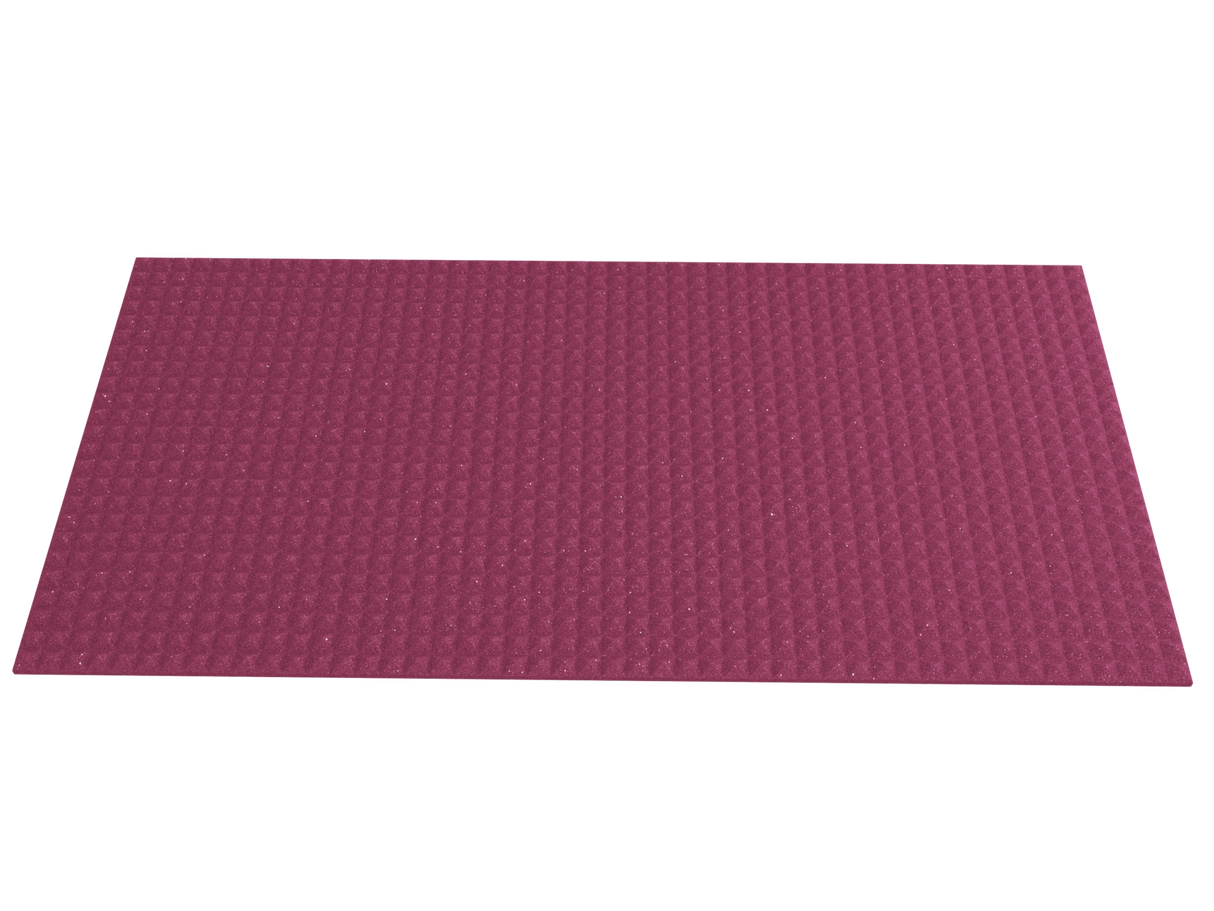 1 Inch Acoustic Foam Pyramid Style Panels - 13 Color Options