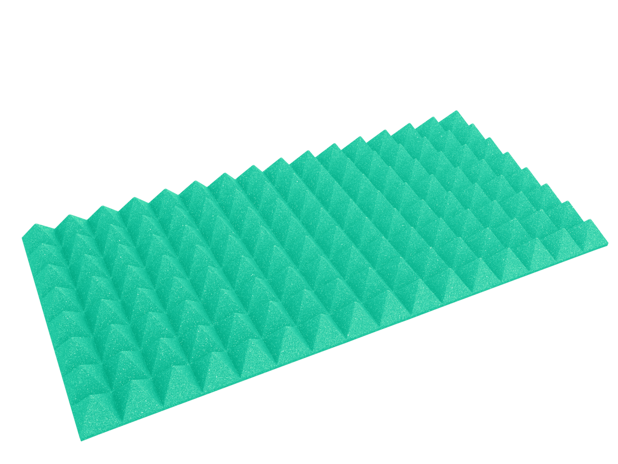 3 Inch Acoustic Foam Pyramid Style Panels - 13 Color Options