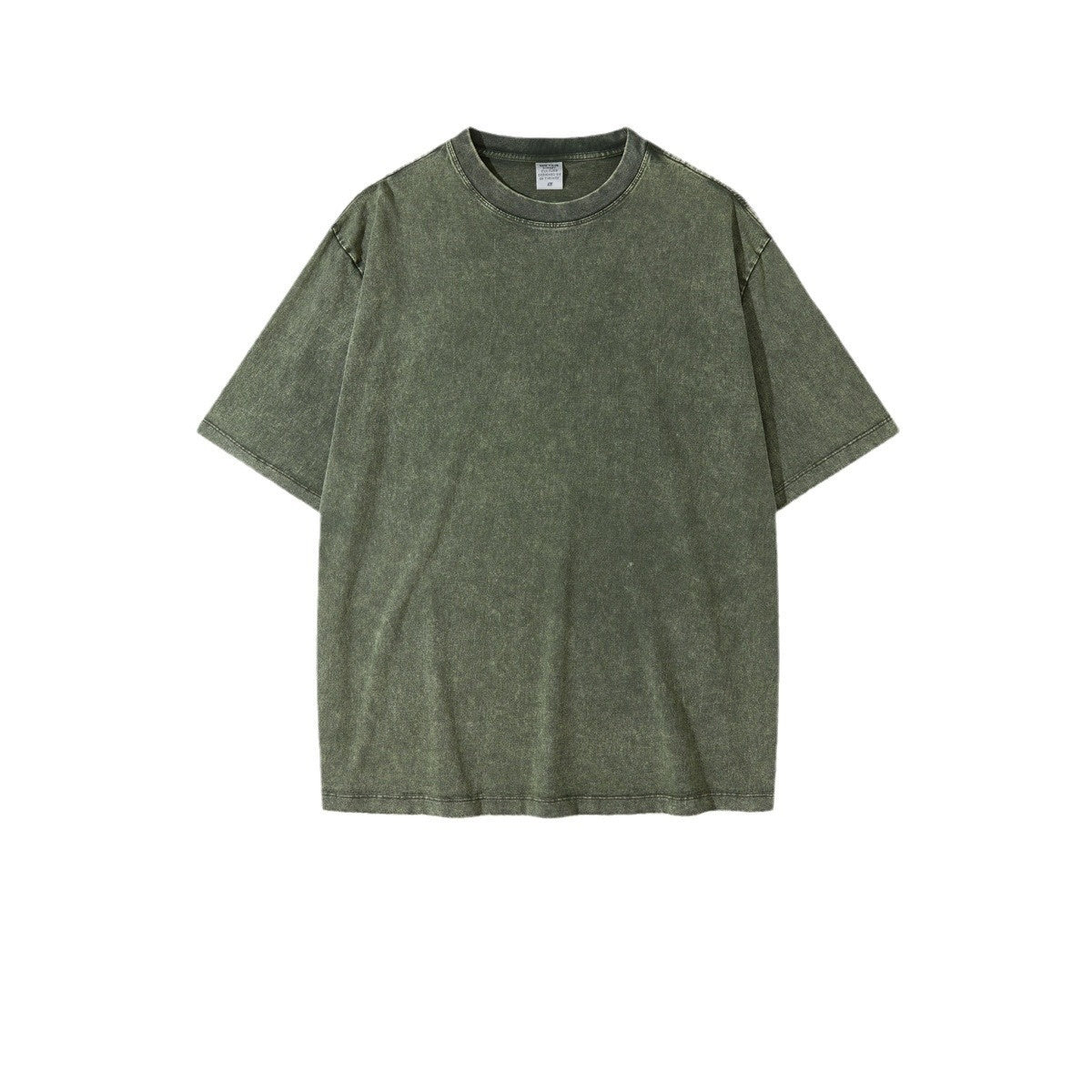 Washed Round Neck Short Sleeve Batik Children's T-shirt