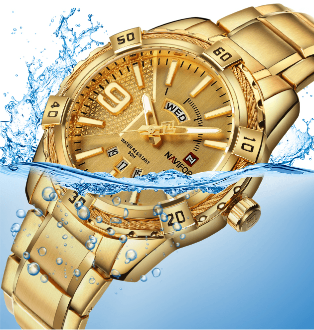 Men's Luxury Stainless steal Waterproof Watch With Day And Date Display Unique Design Perfect Gift In Modern Metal Men Wrist Watch Design