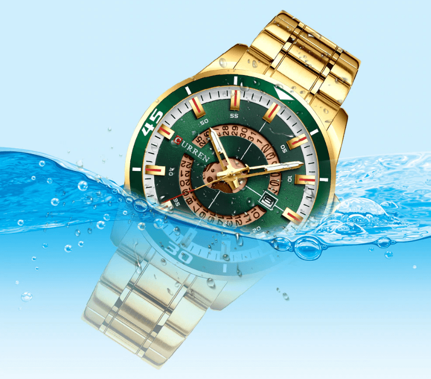 Men's Modern Sports Waterproof Watch Luxury Unique Design Fluorescent Hands Perfect Gift