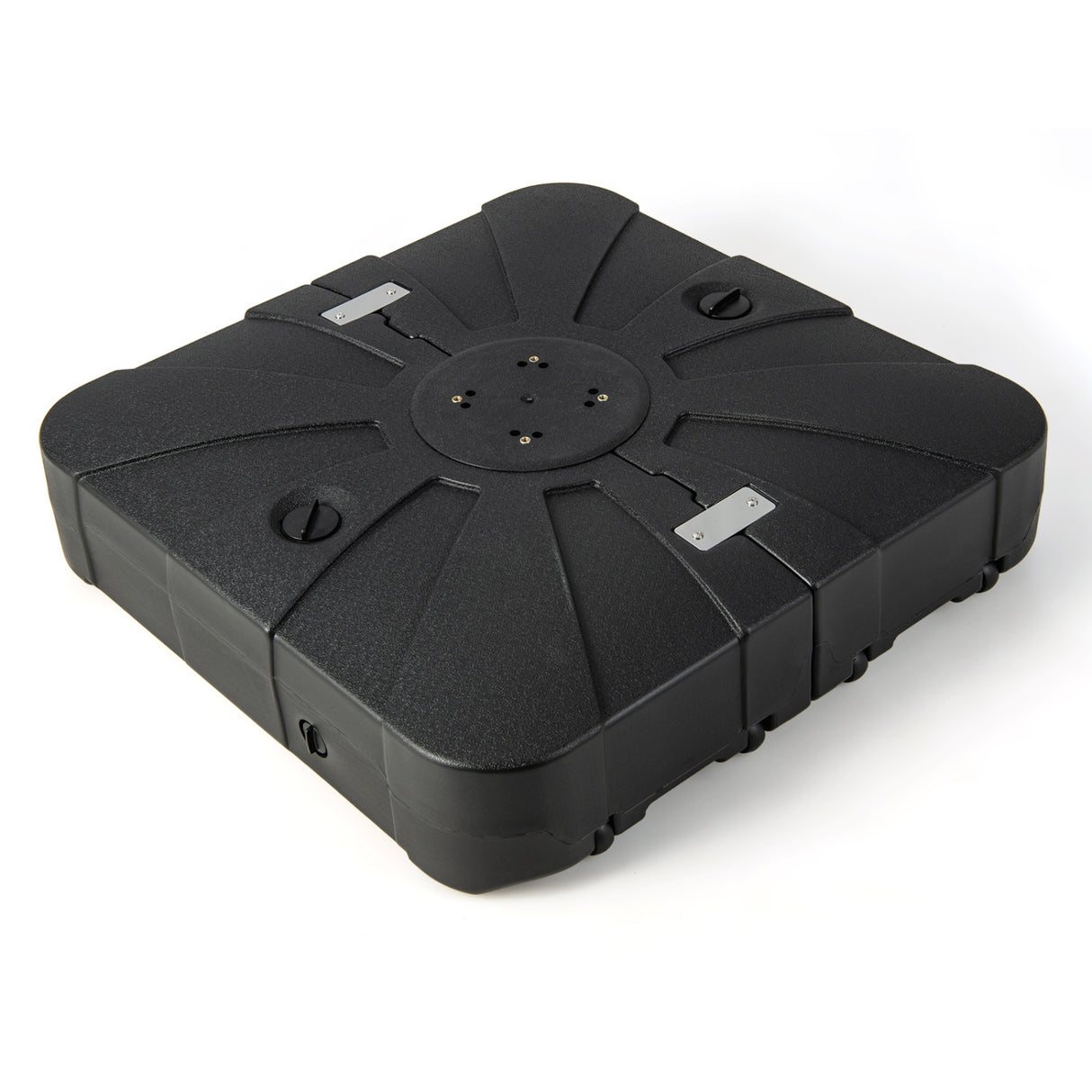 260 lbs Offset Patio Umbrella Base with Wheels Sand Water Filled