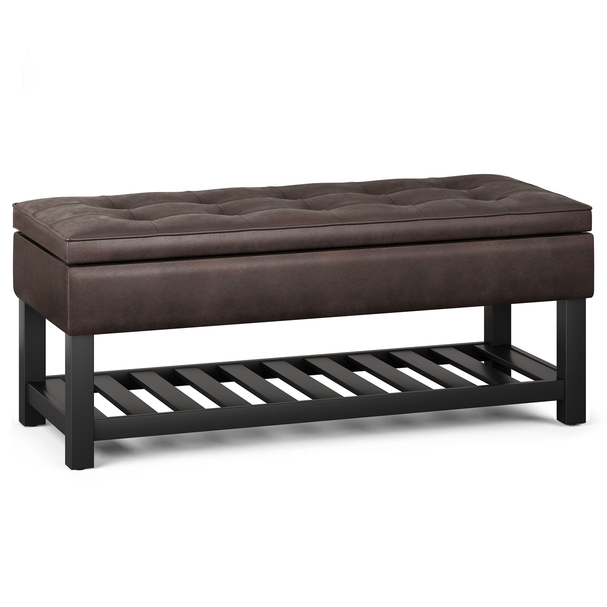 Cosmopolitan - Storage Ottoman Bench With Open Bottom by Couch.com