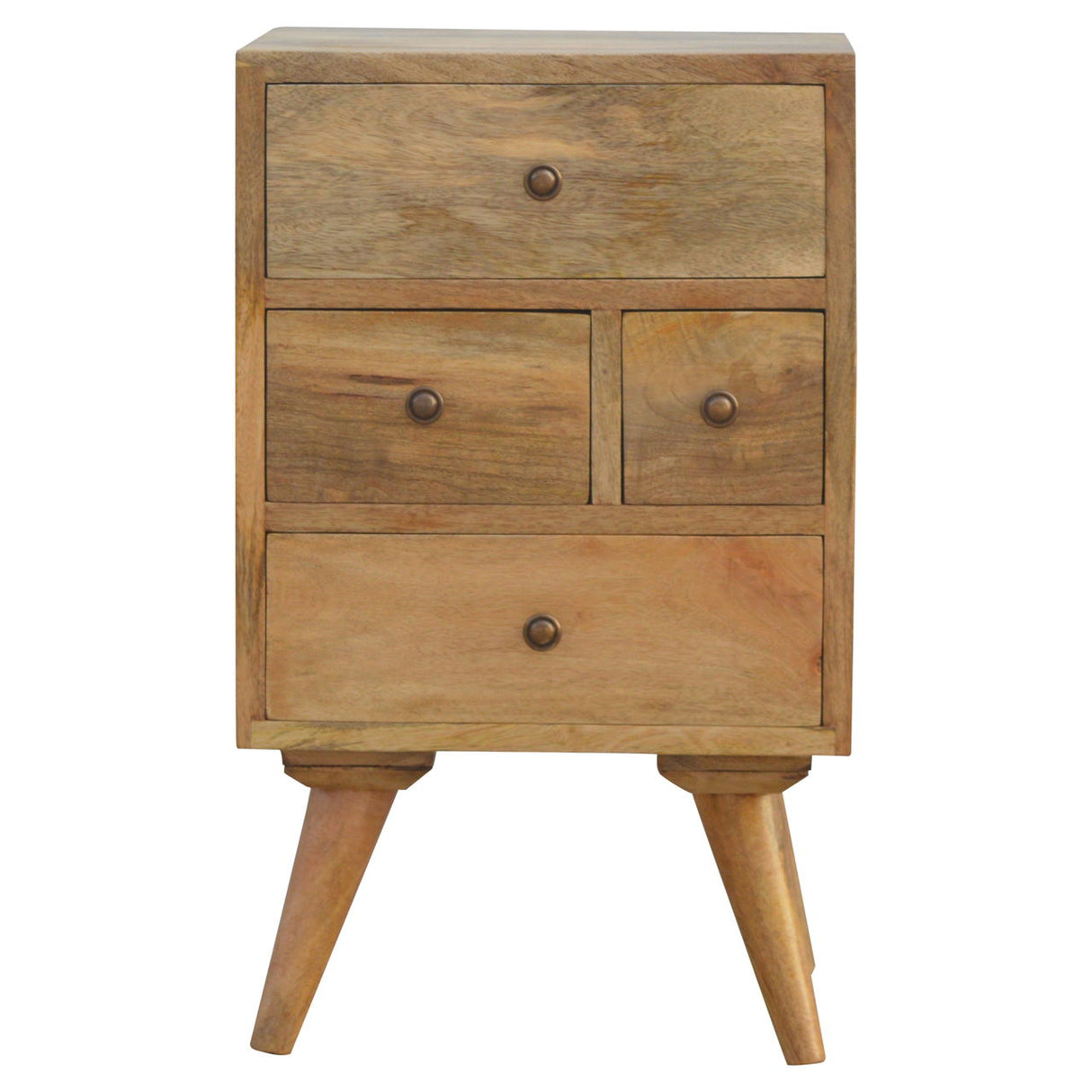 Nordic Style 4 Drawer Multi Nightstand - Oak by Couch.com