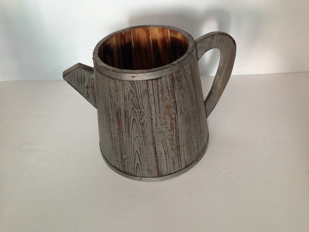 1 X 12 X 7 Brown Wood Garden Pot