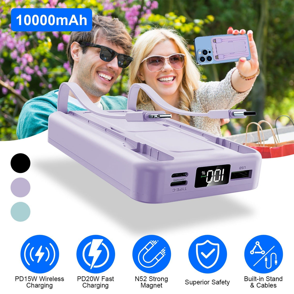 MagSafe Power Bank with Stand by DirectDeals