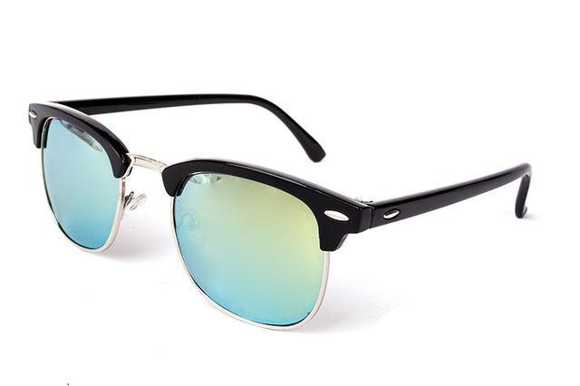 Luxury Popular Famous Retro Semi-Rimless Brand Designer Sunglasses For Women and Men Polarized Classic Oculos De Sol Gafas Retro EyeglassesWith UV400 Sunglasses