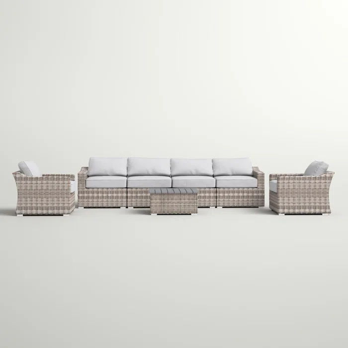 Stylish Sofa Seating Group With Cushions Perfect For Outdoor Gatherings by Couch.com