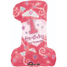 28" 1st Birthday Princess - Anagram