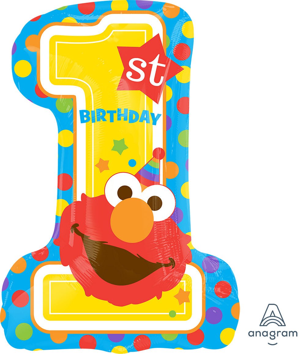 28" Sesame Street 1st Birthday - Anagram