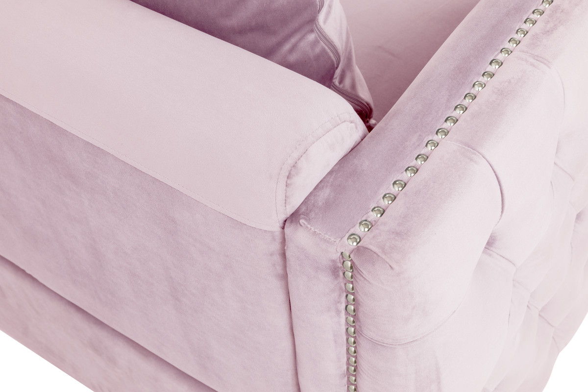 Bayberry - Velvet Sofa With 3 Pillows by Couch.com