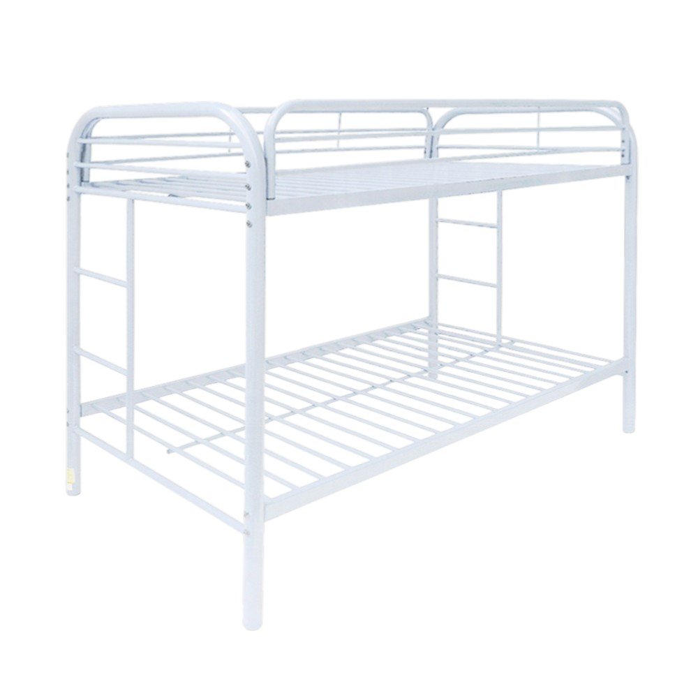 Black Twin Over Twin Metal Bunk Bed