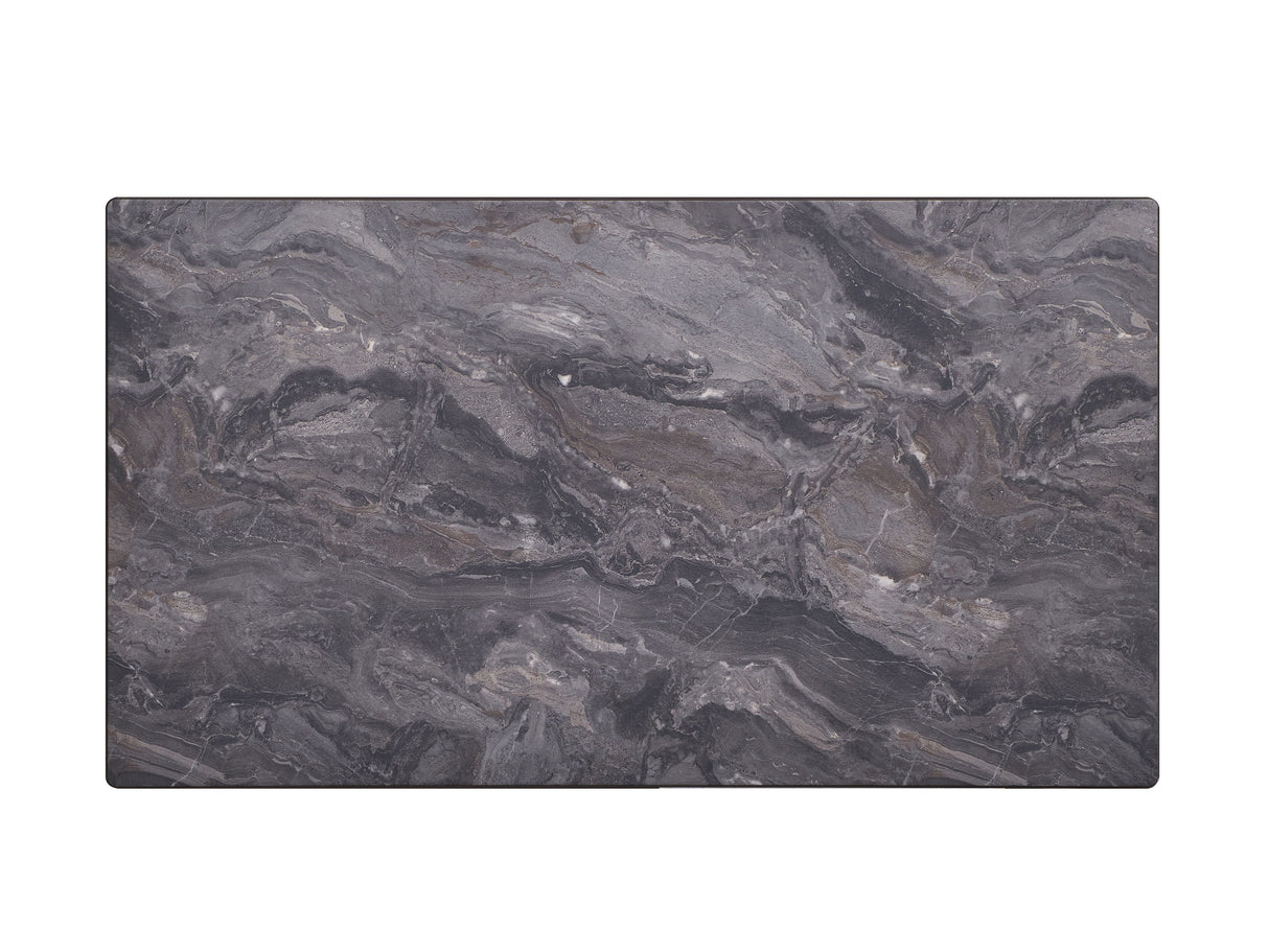 Bevis - Engineered Stone Top Dining Table - Walnut by Couch.com