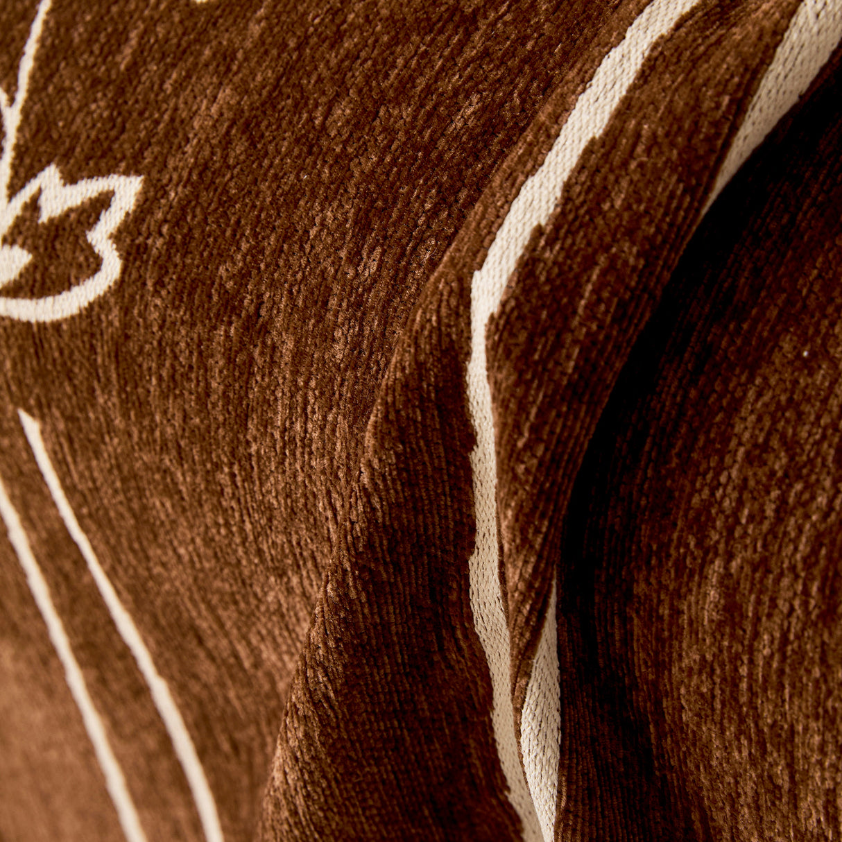 Chenille Jacquard Sofa Throw Cover with Tassel Soft Thick Couch Protector Blanket