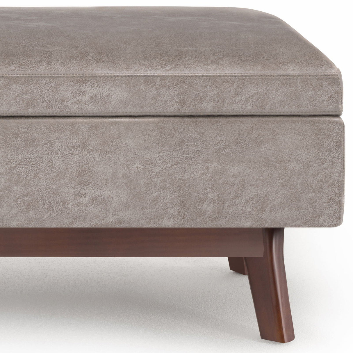 Owen - Upholstered Rectangular Storage Ottoman by Couch.com