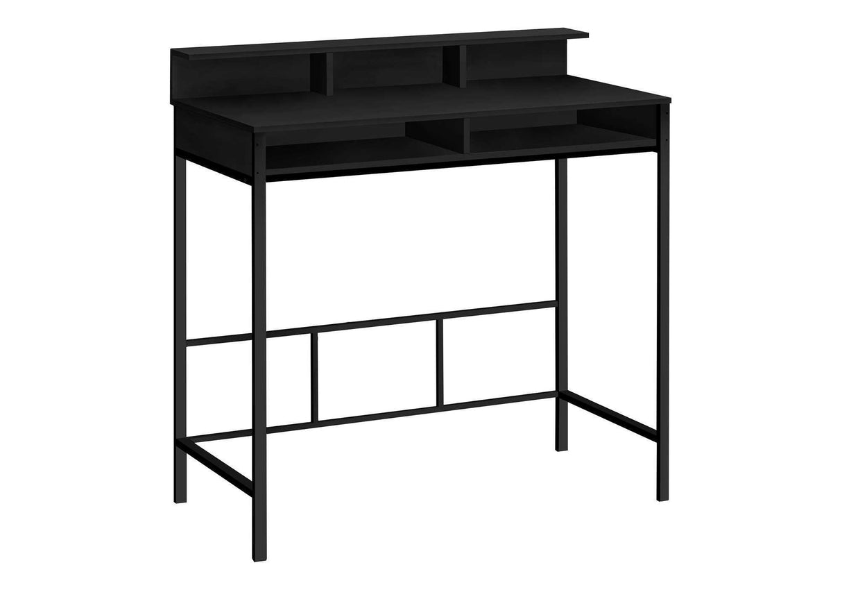 Computer Desk For Home Office, Standing, Storage Shelves, Laptop, Contemporary & Modern by Couch.com