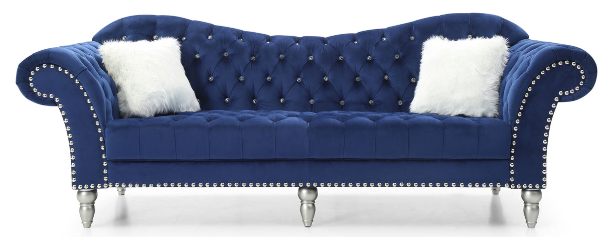 Wilshire - Soft Velvet Sofa by Couch.com