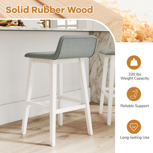 Wooden Dining Chair Set of 4 Mid-Century Modern Sherpa Upholstered Kitchen Dining Room Chairs-Walnut