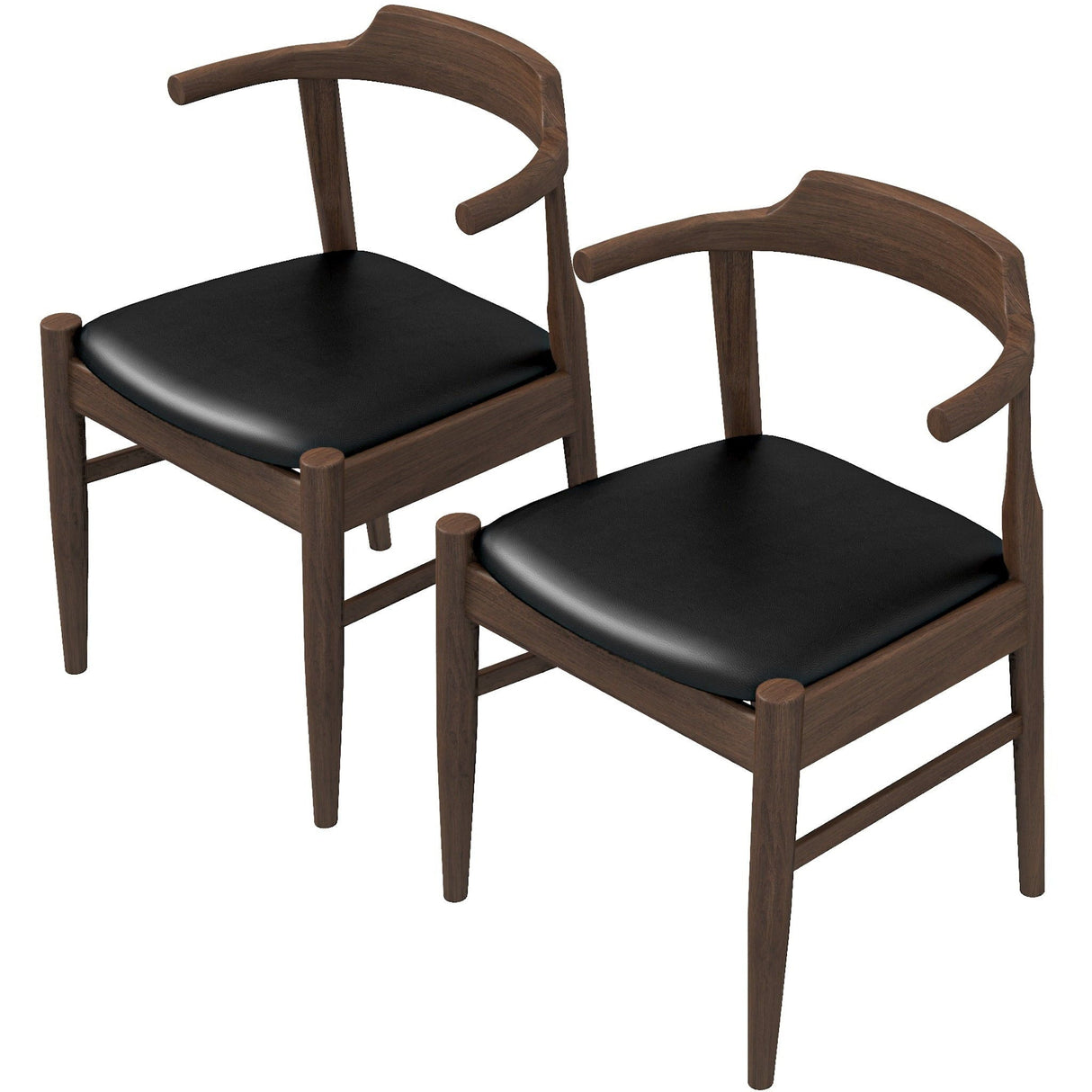 Leon - Mid-Century Modern Dining Chair (Set of 2) by Couch.com